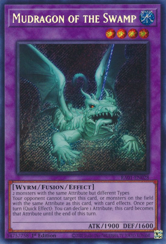 Mudragon of the Swamp (Secret Rare) (RA01-EN028) - 25th Anniversary Rarity Collection 1st Edition