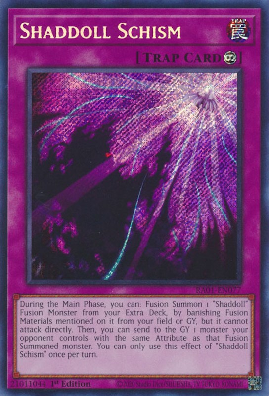 Shaddoll Schism (Secret Rare) (RA01-EN077) - 25th Anniversary Rarity Collection 1st Edition