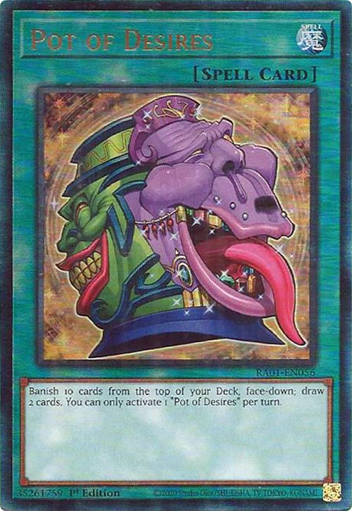Pot of Desires (PUR) (RA01-EN056) - 25th Anniversary Rarity Collection 1st Edition