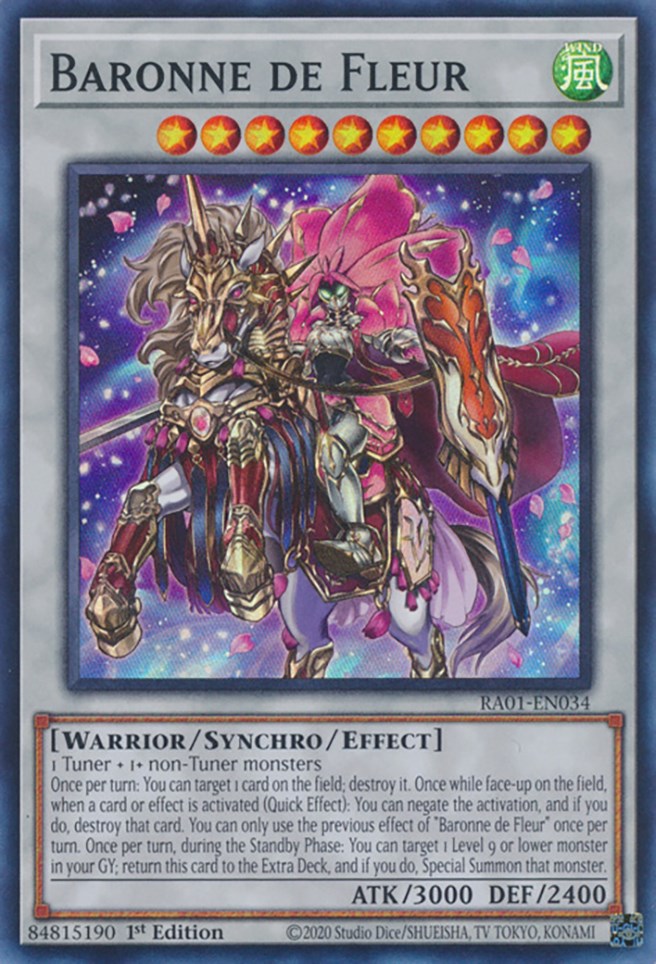 Baronne de Fleur (RA01-EN034) - 25th Anniversary Rarity Collection 1st Edition