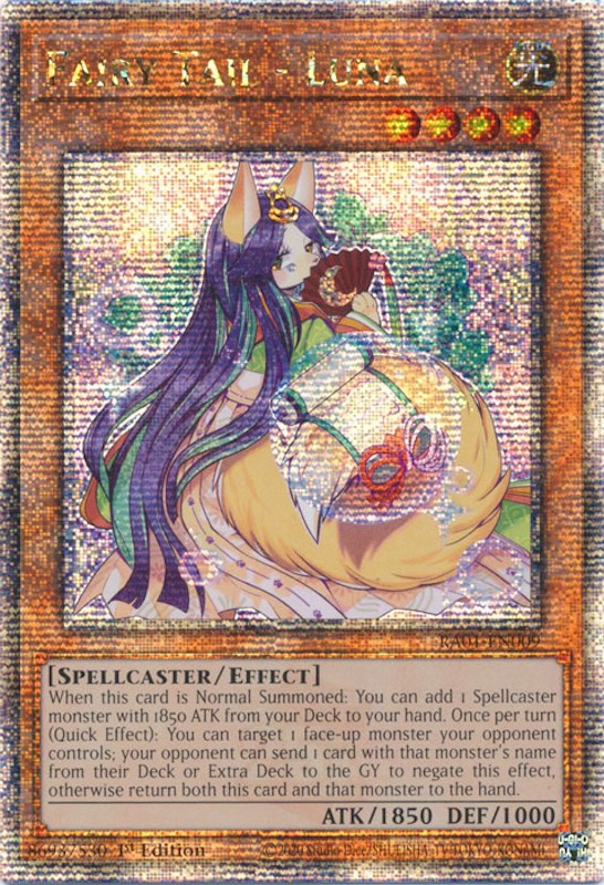 Fairy Tail - Luna (Quarter Century Secret Rare) (RA01-EN009) - 25th Anniversary Rarity Collection 1st Edition