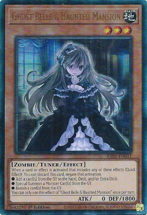 Ghost Belle & Haunted Mansion (PUR) (RA01-EN011) - 25th Anniversary Rarity Collection 1st Edition