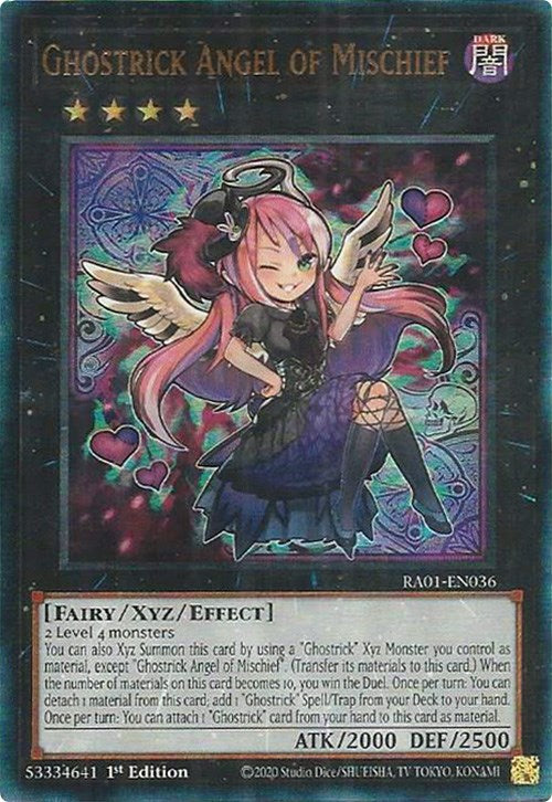 Ghostrick Angel of Mischief (PUR) (RA01-EN036) - 25th Anniversary Rarity Collection 1st Edition