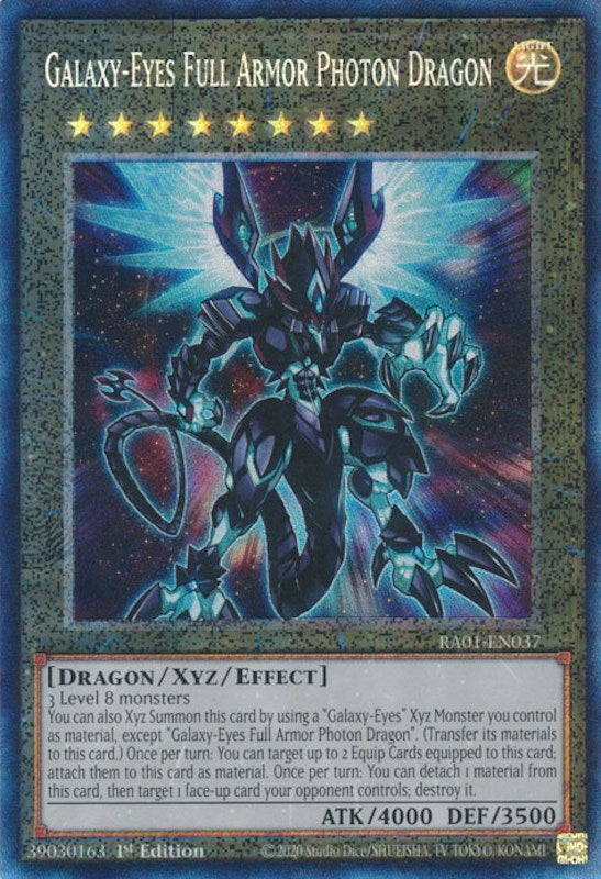 Galaxy-Eyes Full Armor Photon Dragon (PCR) (RA01-EN037) - 25th Anniversary Rarity Collection 1st Edition