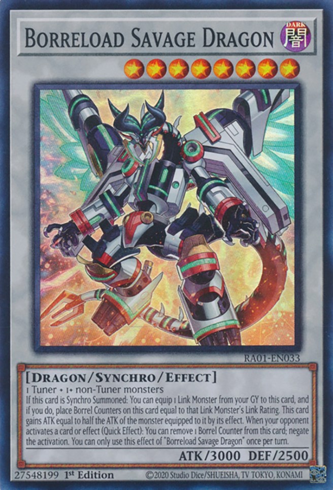 Borreload Savage Dragon (RA01-EN033) - 25th Anniversary Rarity Collection 1st Edition