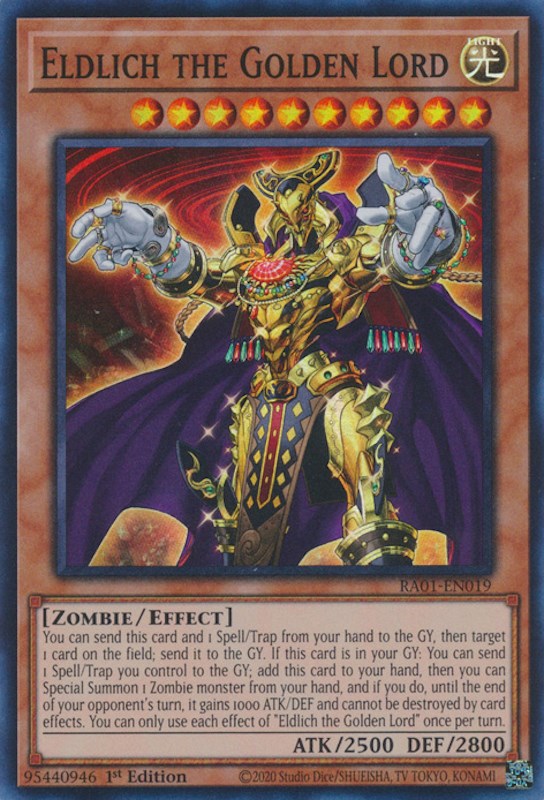 Eldlich the Golden Lord (RA01-EN019) - 25th Anniversary Rarity Collection 1st Edition