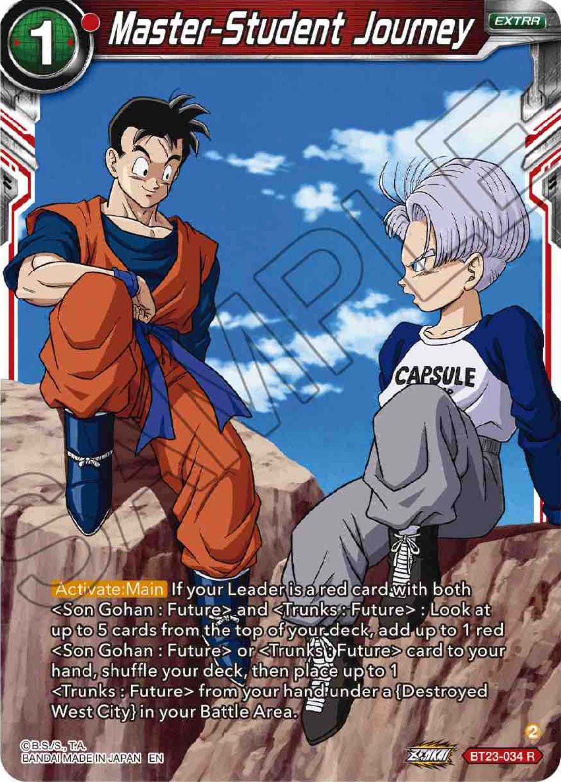 Master-Student Journey (BT23-034) [Perfect Combination] Parallel Foil