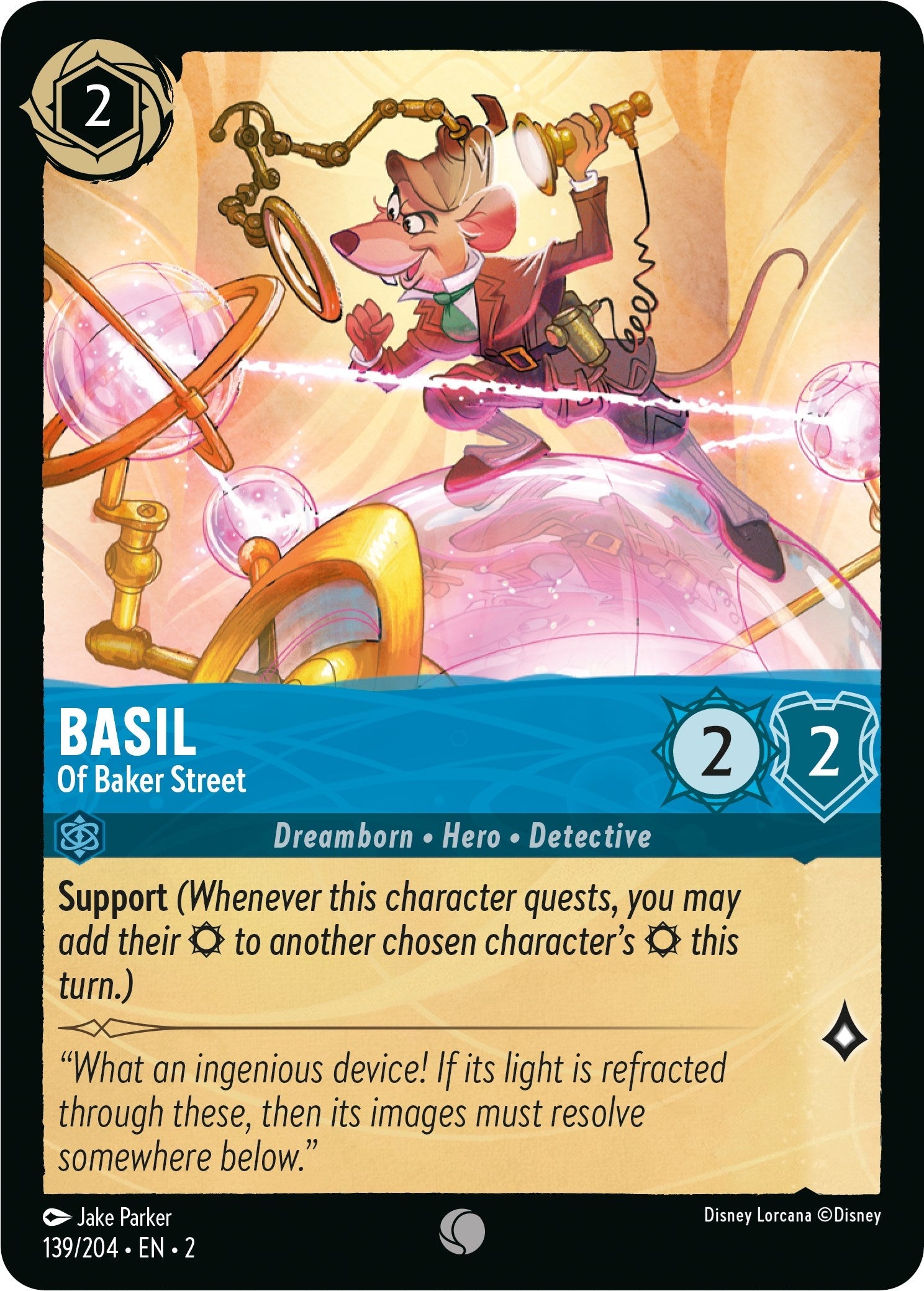 Basil - Of Baker Street (139/204) - Rise of the Floodborn Cold Foil