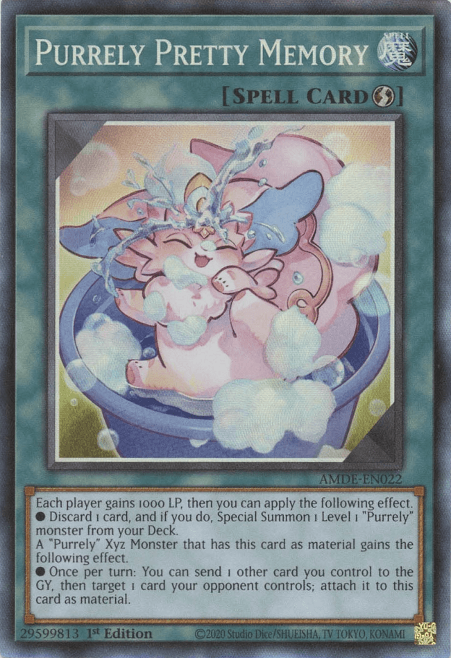 Purrely Pretty Memory [AMDE-EN022] Collector's Rare - Josh's Cards