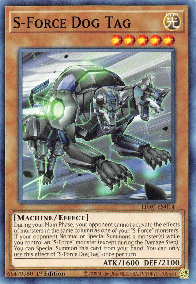 S-Force Dog Tag [LIOV-EN014] Common - Josh's Cards