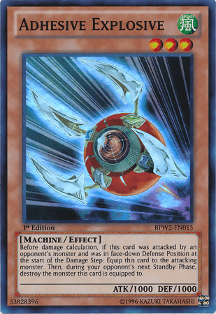Adhesive Explosive [BPW2-EN015] Super Rare - Josh's Cards
