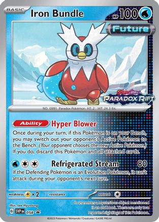Iron Bundle (Prerelease) 058 - SV Scarlet & Violet Promo Cards Holofoil