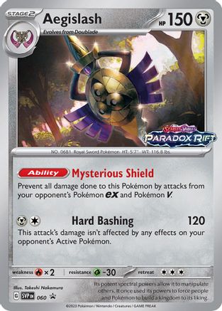 Aegislash - 060 [60] (SV: Scarlet & Violet Promo Cards) Holofoil