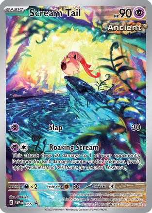 Scream Tail [65] (SV: Scarlet & Violet Promo Cards) Holofoil