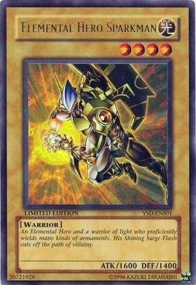 Elemental HERO Sparkman [YSD-ENS01] Ultra Rare - Josh's Cards