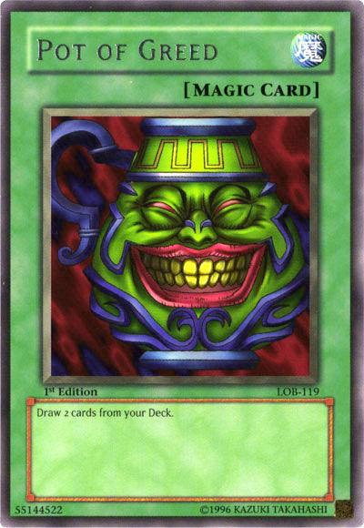 Pot of Greed [LOB-119] Rare - Josh's Cards