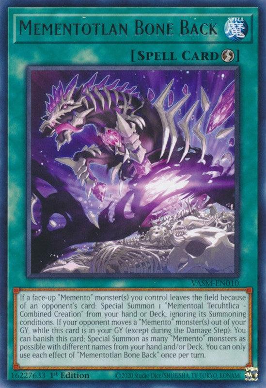 Mementotlan Bone Back [VASM-EN010] Rare - Josh's Cards