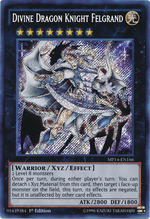 Divine Dragon Knight Felgrand [MP14-EN166] Secret Rare - Josh's Cards