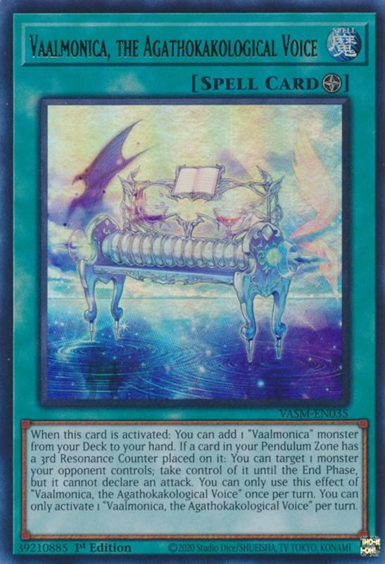 Vaalmonica, the Agathokakological Voice [VASM-EN035] Ultra Rare - Josh's Cards
