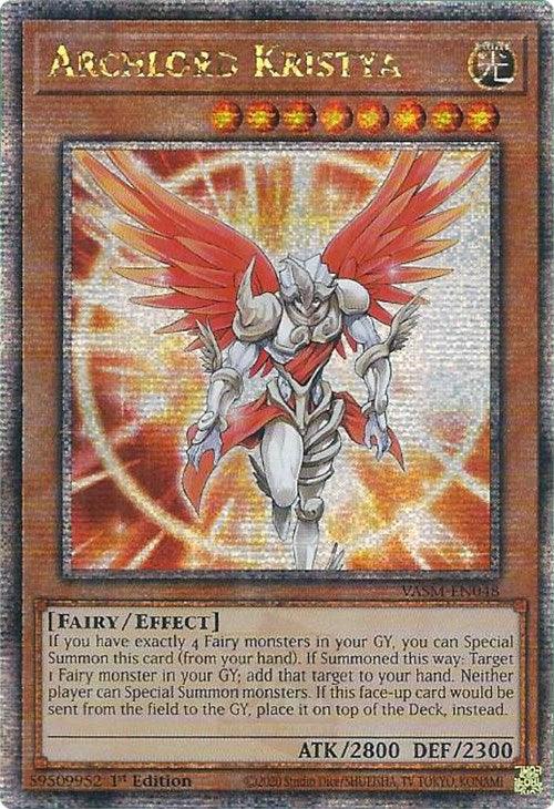 Archlord Kristya (Quarter Century Secret Rare) [VASM-EN048] Quarter Century Secret Rare - Josh's Cards
