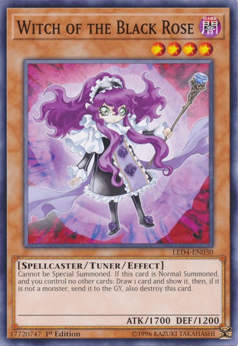 Witch of the Black Rose [LED4-EN030] Common - Josh's Cards