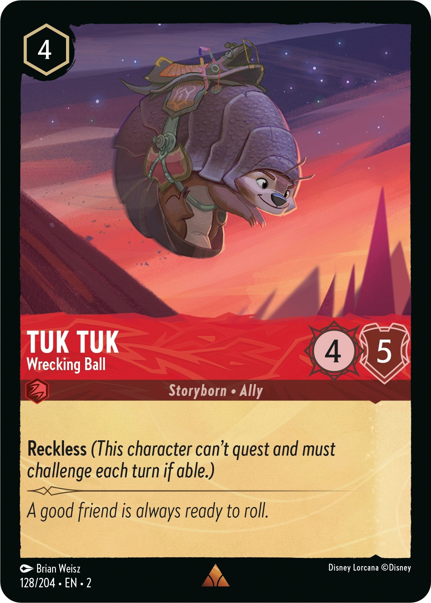 Tuk Tuk - Wrecking Ball (128/204) - Rise of the Floodborn Cold Foil