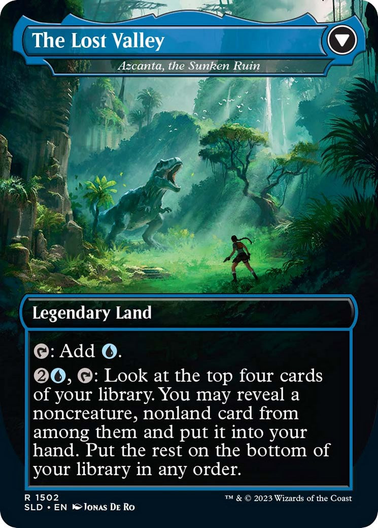 Search for Azcanta // Azcanta, the Sunken Ruin (SLD-1502) - Secret Lair Drop (Borderless) Foil