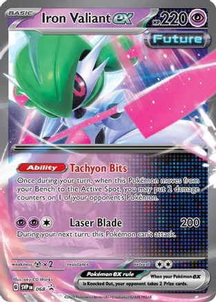 Iron Valiant ex [68] (SV: Scarlet & Violet Promo Cards) Holofoil