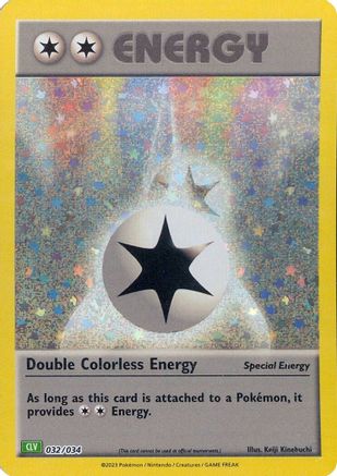 Double Colorless Energy (CLV) 032/034 - Trading Card Game Classic Holofoil
