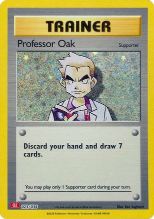 Professor Oak (CLC) [23] (Trading Card Game Classic) Holofoil