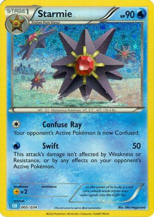 Starmie [5] (Trading Card Game Classic) Holofoil