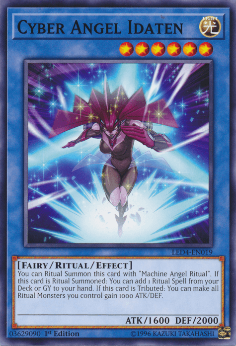 Cyber Angel Idaten [LED4-EN019] Common - Josh's Cards