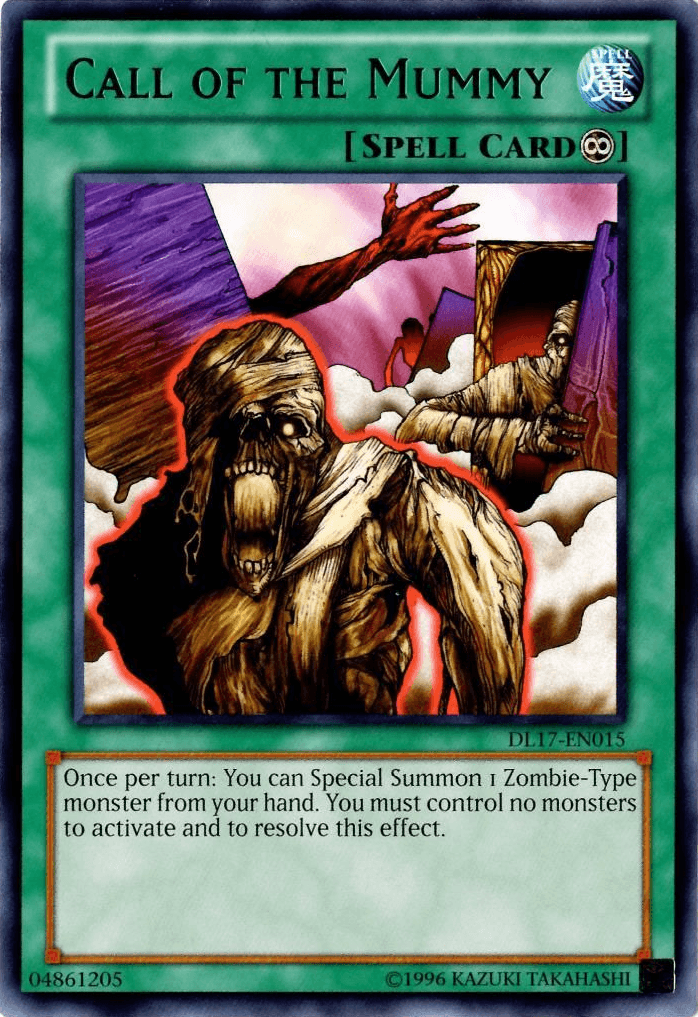 Call of the Mummy (Green) [DL17-EN015] Rare - Josh's Cards