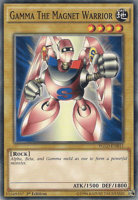 Gamma The Magnet Warrior [YGLD-ENB13] Common - Josh's Cards