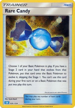 Rare Candy (CLB) [26] (Trading Card Game Classic) Holofoil