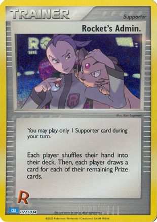 Rocket's Admin. (CLB) [27] (Trading Card Game Classic) Holofoil