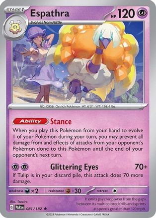 Espathra (Non-Holo) 081/182 - Deck Exclusives