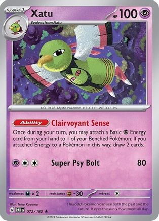 Xatu (Non-Holo) 072/182 - Deck Exclusives