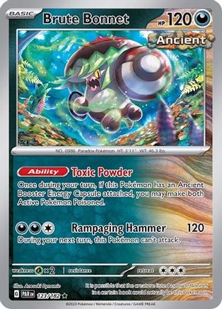 Brute Bonnet (Cosmos Holo) [123] (SV: Scarlet & Violet Promo Cards) Holofoil