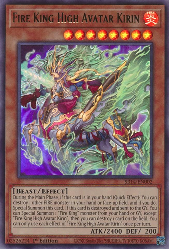 Fire King High Avatar Kirin [SR14-EN002] Ultra Rare - Josh's Cards