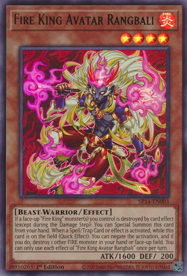 Fire King Avatar Rangbali [SR14-EN003] Ultra Rare - Josh's Cards