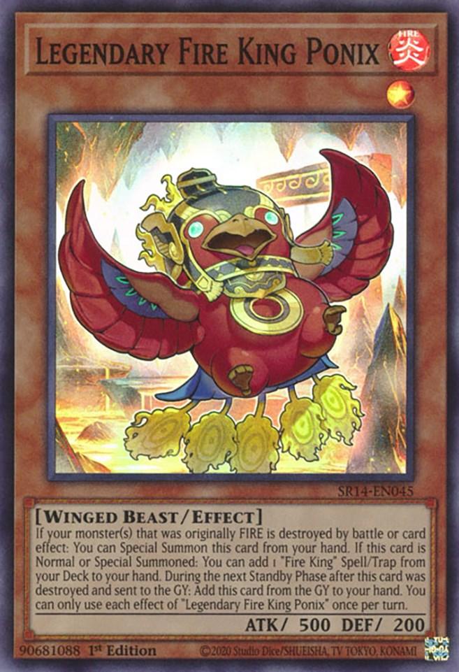 Legendary Fire King Ponix [SR14-EN045] Super Rare - Josh's Cards