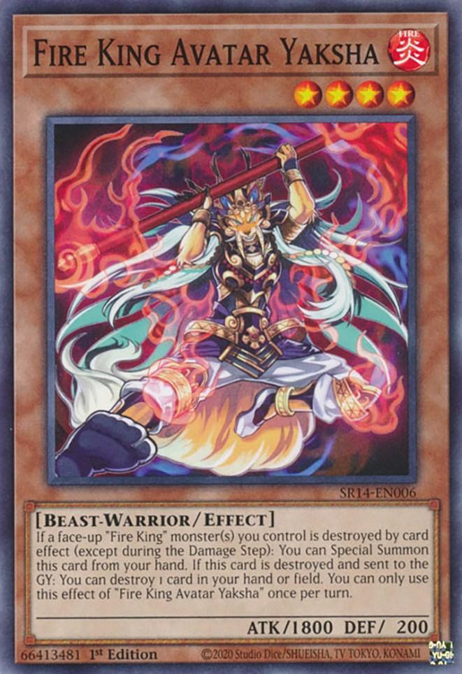 Fire King Avatar Yaksha [SR14-EN006] Common - Josh's Cards