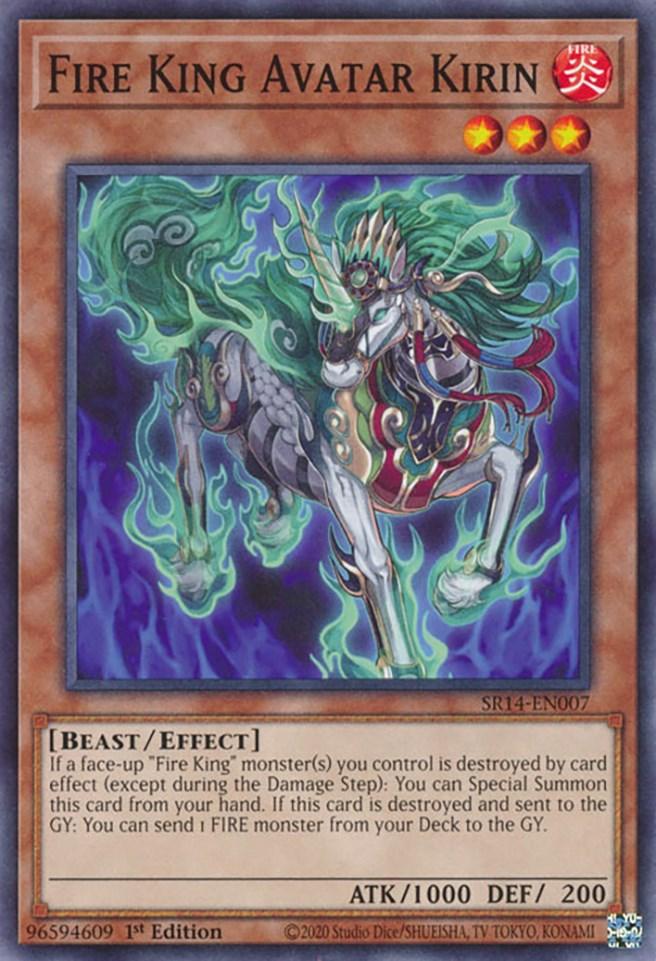 Fire King Avatar Kirin [SR14-EN007] Common - Josh's Cards