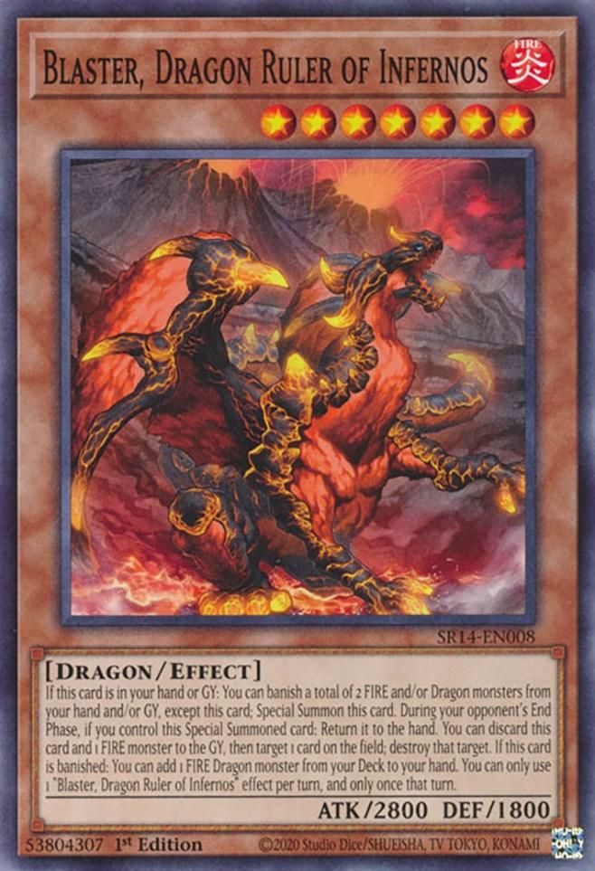 Blaster, Dragon Ruler of Infernos [SR14-EN008] Common - Josh's Cards