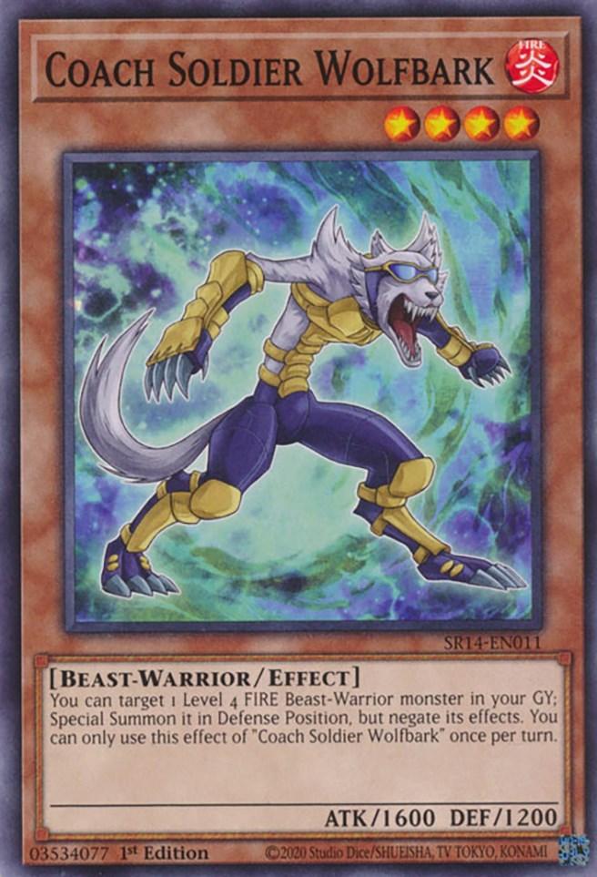 Coach Soldier Wolfbark [SR14-EN011] Common - Josh's Cards