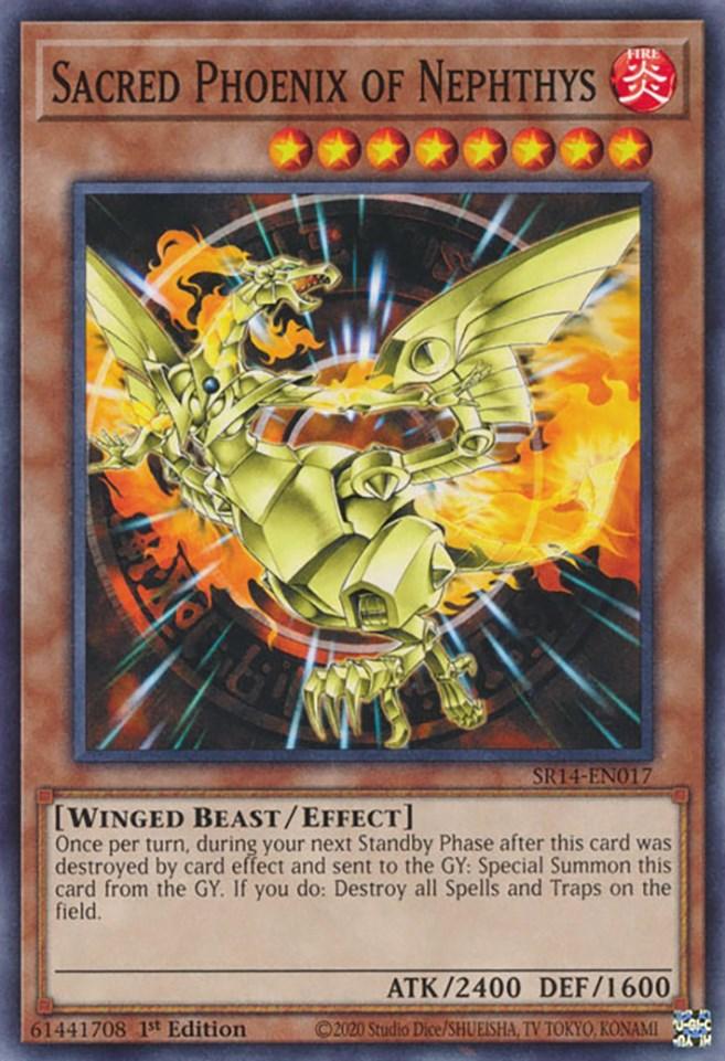 Sacred Phoenix of Nephthys [SR14-EN017] Common - Josh's Cards