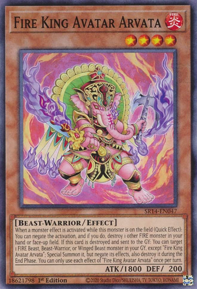 Fire King Avatar Arvata [SR14-EN047] Common - Josh's Cards