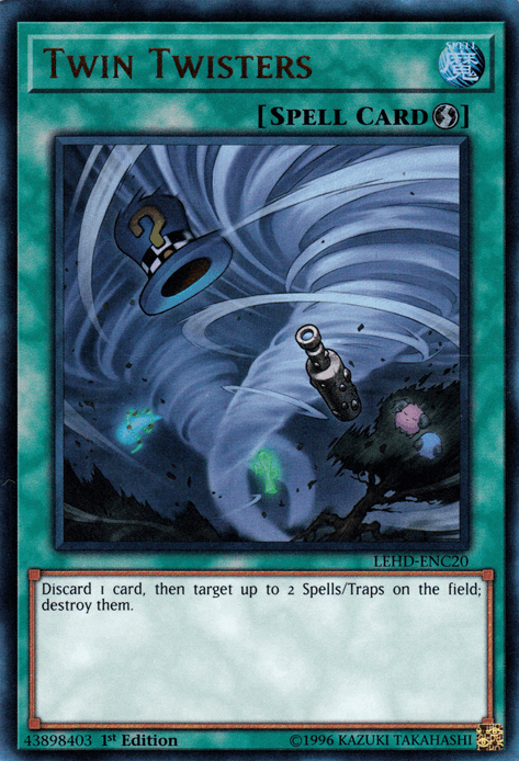 Twin Twisters [LEHD-ENC20] Ultra Rare - Josh's Cards