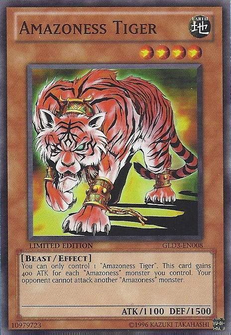 Amazoness Tiger [GLD3-EN008] Common - Josh's Cards